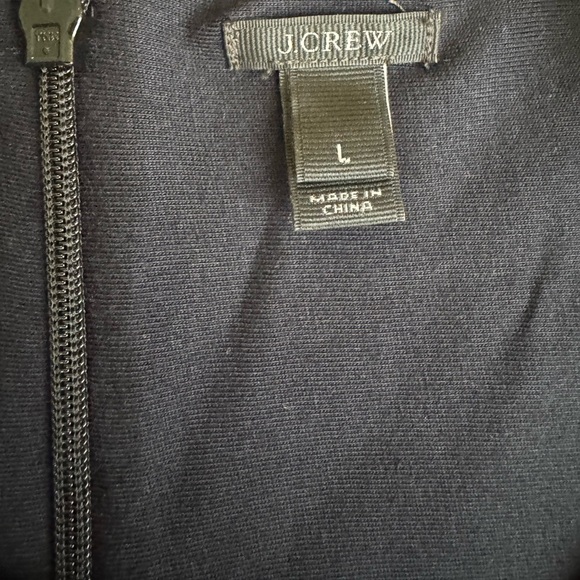 J.‎ Crew Velvet Polka-Dot Ponte Dress Size Large - Picture 10 of 12